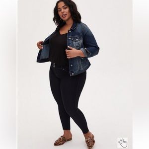 Torrid Jegging Skinny Super Stretch High-Rise Jean Color Rinse Size 20